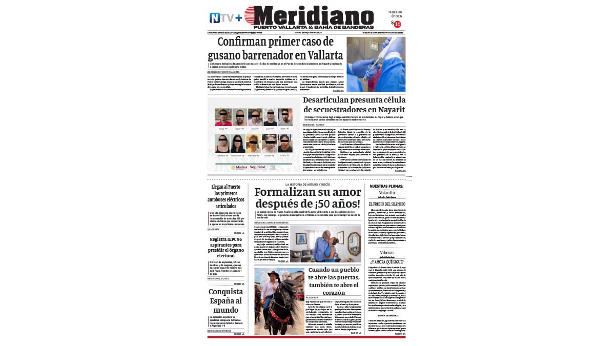 portada meridiano 20 de julio de 2026
