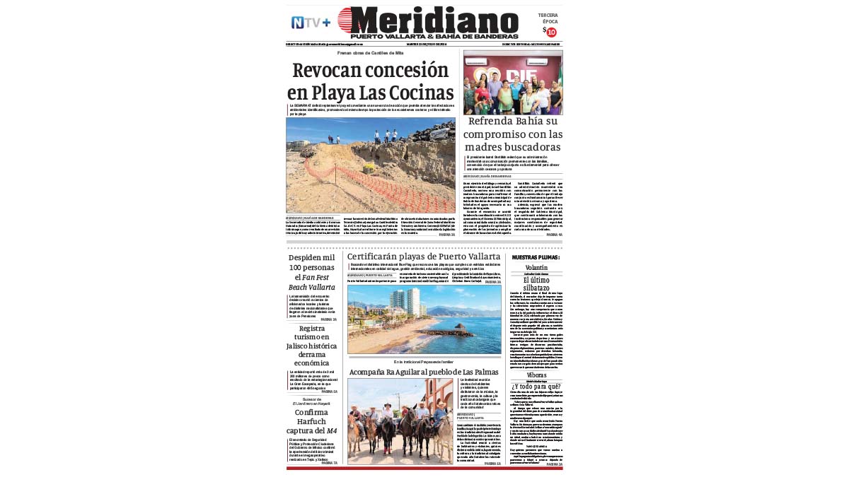 portada meridiano 21 de julio de 2026