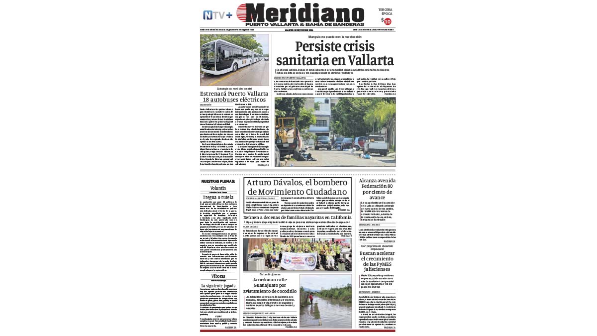portada meridiano 28 de julio de 2026