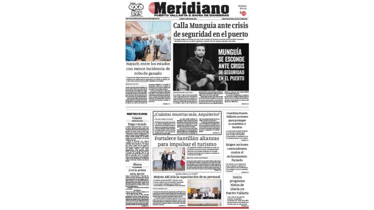 portada meridiano 30 de julio de 2026