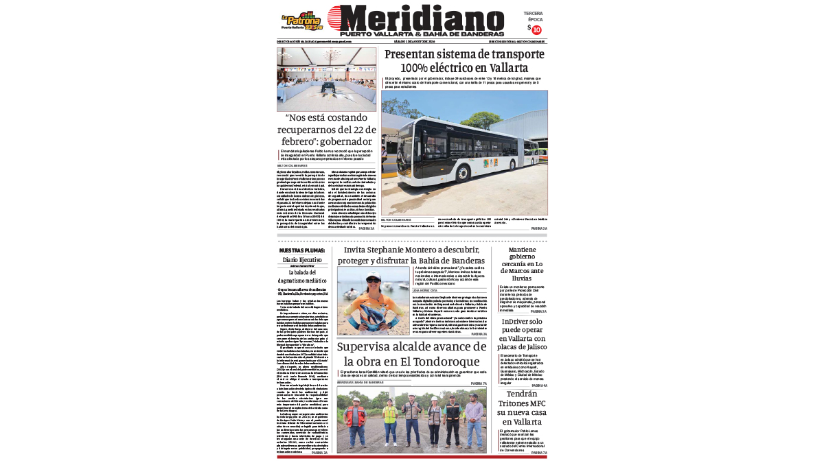 portada meridiano 01 de agosto de 2026