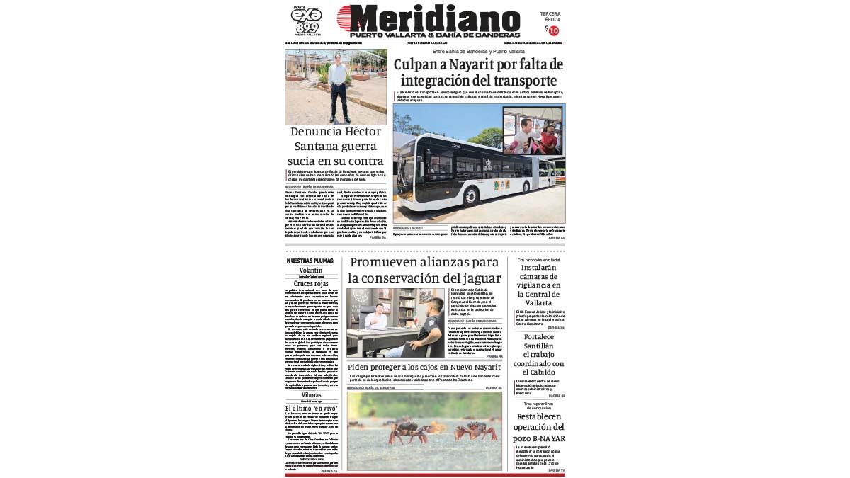 portada meridiano 06 de agosto de 2026