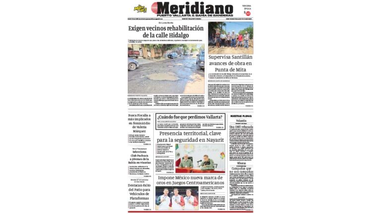 portada meridiano 07 de agosto de 2026