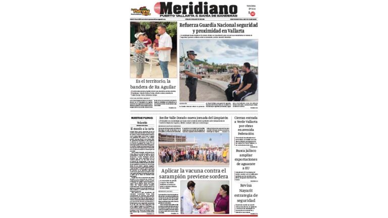 portada meridiano 08 de agosto de 2026