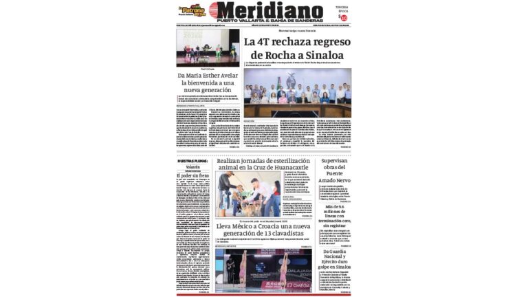 portada meridiano 22 de agosto de 2026