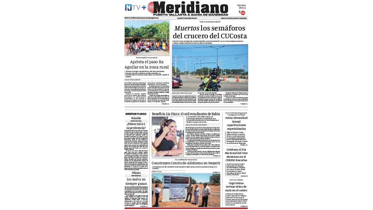 portada meridiano 25 de agosto de 2026