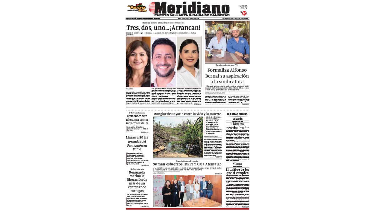 portada meridiano 26 de agosto de 2026