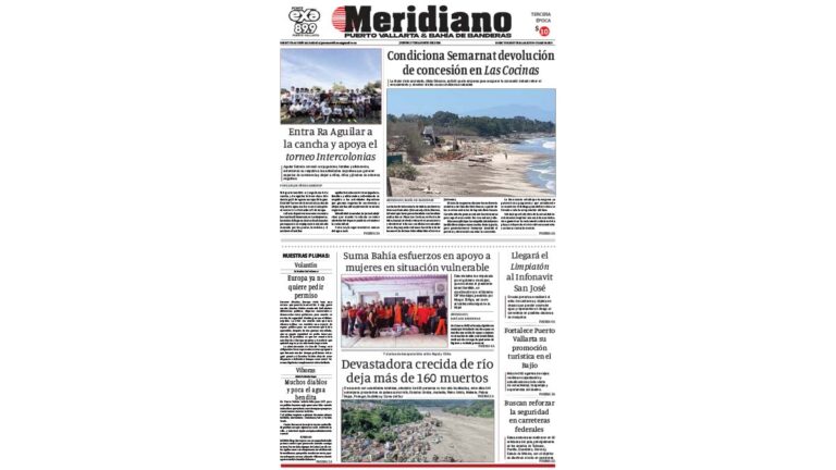 portada meridiano 27 de agosto de 2026
