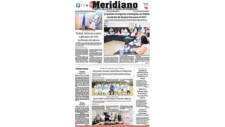 portada meridiano 01 de septiembre de 2026