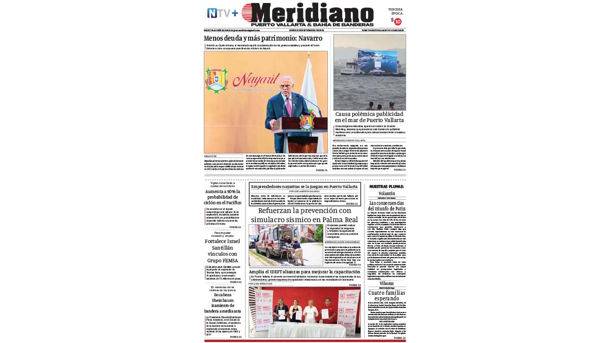 portasda meridiano 21 de septiembre de 2026