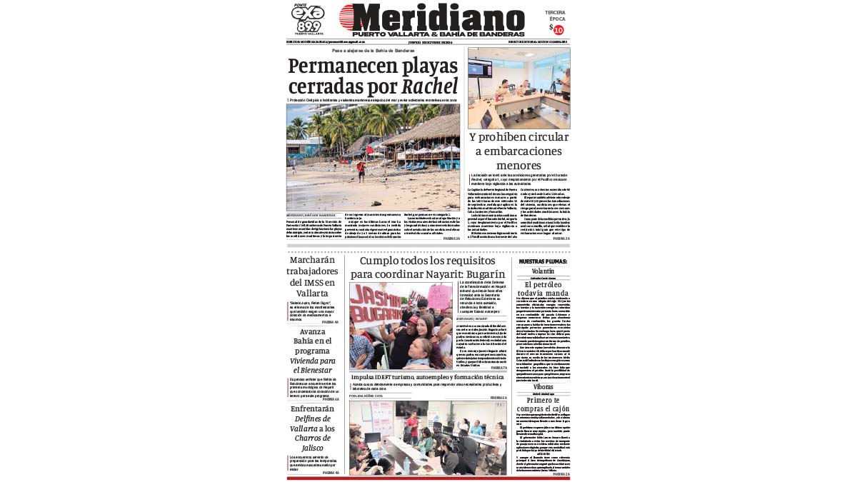 portada meridiano 01 de octubre de 2026