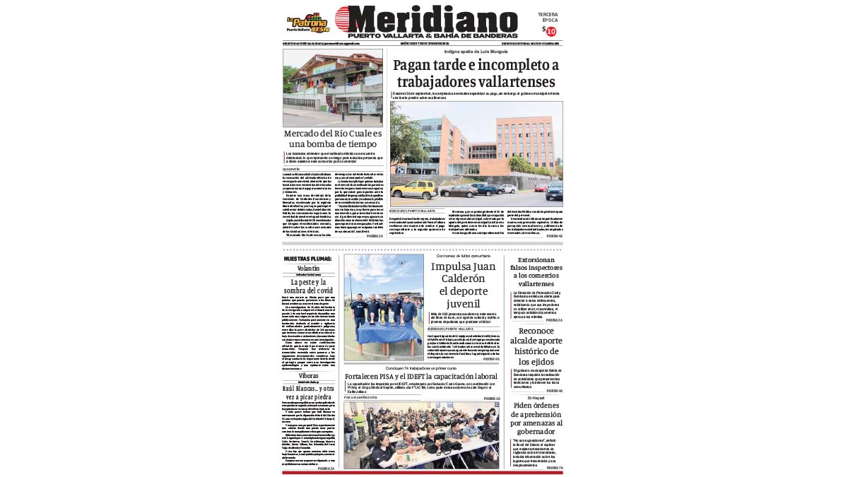 portada meridiano 07 de octubre de 2026