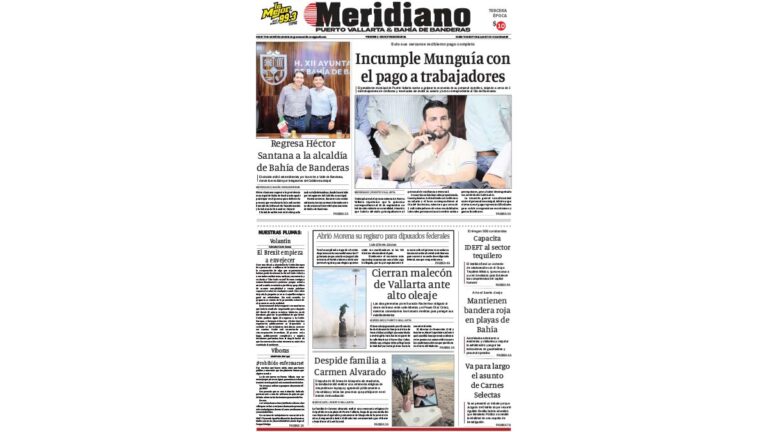 portada meridiano 2 de octubre de 2026